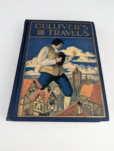 Gulliver's Travels by Jonathan Swift 1927 Rand McNally ILLUSTRATED - Picture 1 of 18