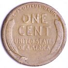 1912-D Lincoln Wheat Small Cent CHOICE VG REV CUD FREE SHIPPING E227 AL