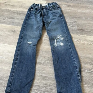 Boy’s Abercrombie Kids Boot Cut Jeans Slim 7/8 Distressed  - Picture 1 of 3