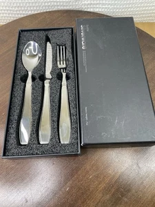 BunMo Silverware 3 pc Dinner Set - Heavy Weight ADAPTIVE UTENSILS 7oz- Each New - Picture 1 of 7