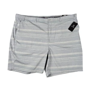NWT PGA Tour Shorts Mens Size 52 Chino Golf Stripe Stretch - Picture 1 of 13