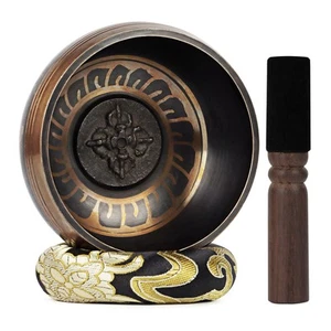 DiDiBirDi 3.54In Tibetan Singing Bowl Set Handmade in Nepal Sound Bowl for Yo... - Bild 1 von 6