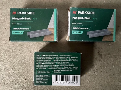 3x 3800 Stück, Nagel Set PAT4, Größe 10mm, Typ 47 von Parkside - Bild 1 von 4