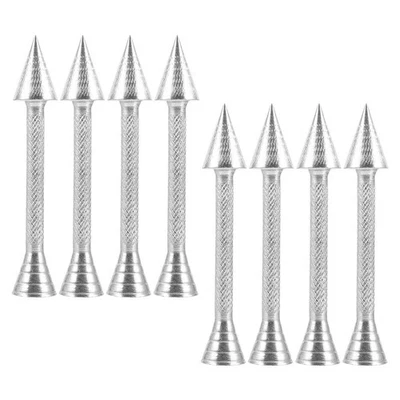  8 Pcs Cake Decorating Supplies Icing Piping Kit Flower Nail Trays Holder - Imagen 1 de 4