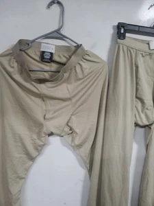 2 Cassetti Pantaloni Termici Esercito Regolare Piccoli Livello Militare 1 Base Tan - Foto 1 di 7