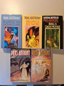 Piers Anthony Lot Of 5 Incarnations Of Immortality Paperback Books #2,4,5,6,7... - Imagen 1 de 5