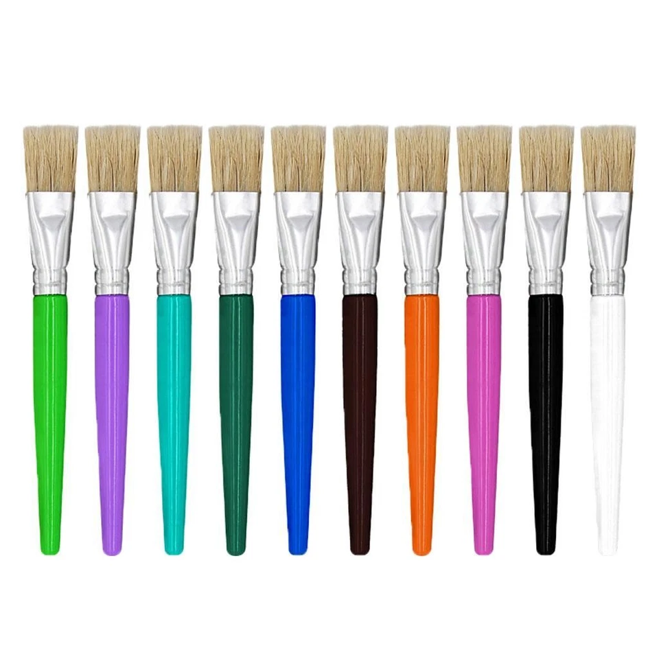 0x Kids Artist Paint Brushes Set For Oil Arcylic Painting - image 1 of 1