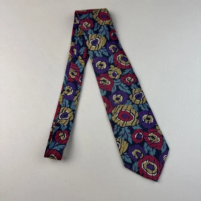 "Corbata vintage Christian Dior Monsieur 100 % seda italiana hecha en EE. UU. para hombre 57""" Foto 1 de 4