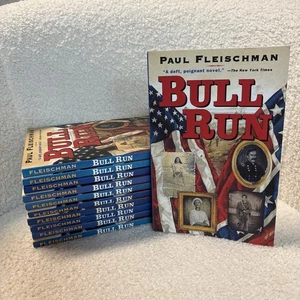 Bull Run by Paul Fleishman Civil War Chapter Lot of 11 paperbacks Class Set - Imagen 1 de 10