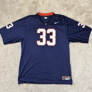VINTAGE Virginia Cavaliers Jersey Mens XL Nike Team Blue Orange Football - Picture 1 of 10