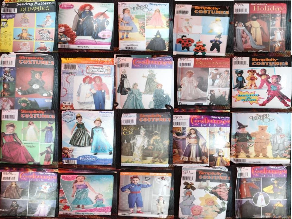 Simplicity halloween CHILDS costumes sewing patterns Uncut New  Your choice  L - Image 1 of 1