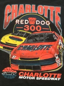 Camiseta De Colección Años 90 Red Dog Beer NASCAR Red Dog 300 Talla Grande Carreras RARA - Imagen 1 de 6