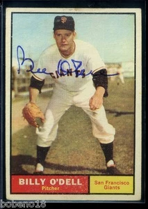 Billy O'Dell signed autographed Auto 1961 Topps card #96 - Picture 1 of 1