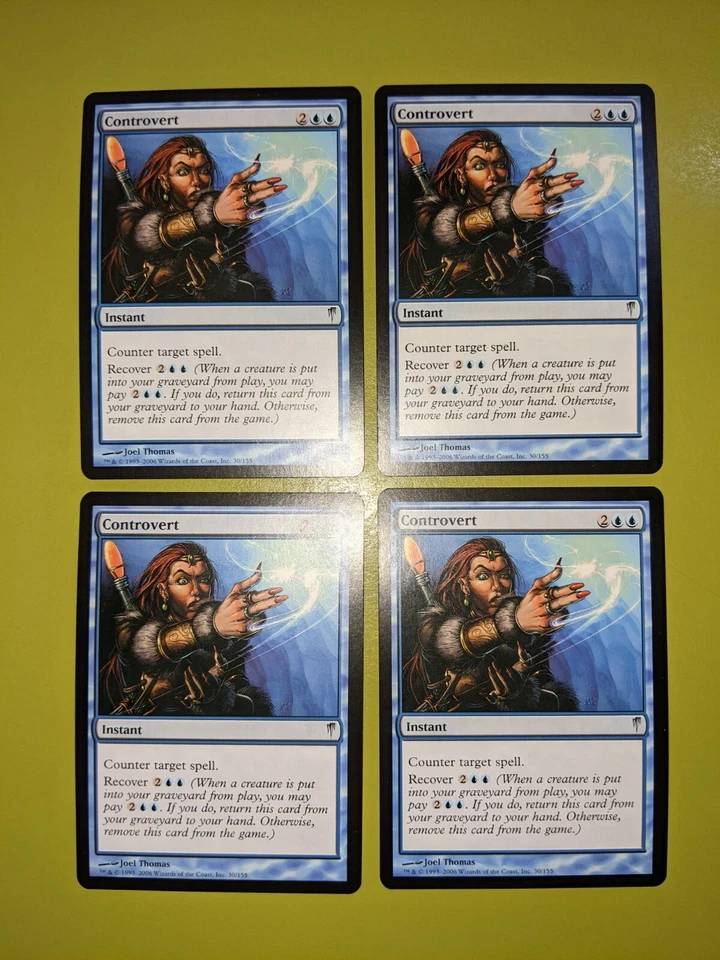 Controvert x4 Coldsnap 4x Playset Magic the Gathering MTG  - Image 1 of 1