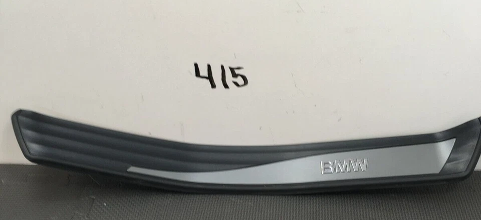 04-10 BMW 525i pasajero puerta trasera derecha umbral placa rasguño moldura OEM Foto 1 de 3