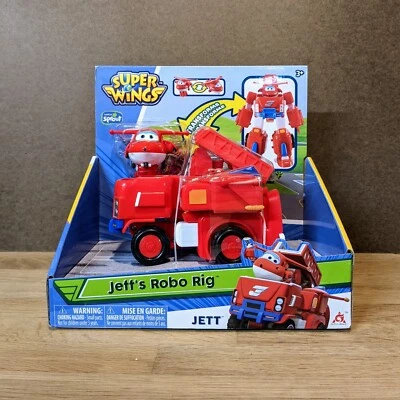 Figura de juguete Super Wings - Jett's Robo Rig - Transform-A-Bot Foto 1 de 3