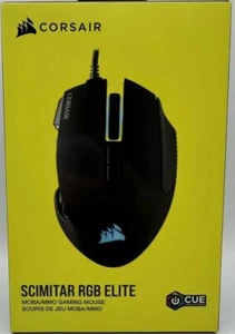 CORSAIR - Scimitar RGB Elite Wired Optical Gaming Mouse 17 Programmable Buttons - Picture 1 of 1