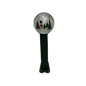 Snow Globe Snowman Xmas Tree Pez Dispenser Holiday Christmas 4 Inch - Picture 1 of 10