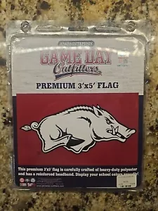 3x5 outdoor Flag - NCAA - Arkansas Razorbacks - Picture 1 of 3