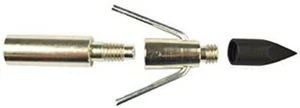 6PK Bowfishing Arrow Point Broadheads Removeable Head W/O Washer - Picture 1 of 3