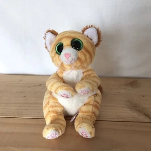 Ty Beanie Baby Bellies MANGO the Tabby Cat 6" Plush Stuffed Animal Toy No Tag - Picture 1 of 12