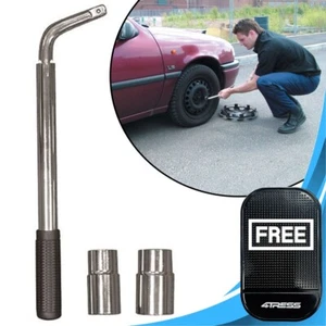 Telescopic Car Van Nut Bolt 17,19,21,23mm Sockets Wheel Brace GS Approved WB4+M - Picture 1 of 11