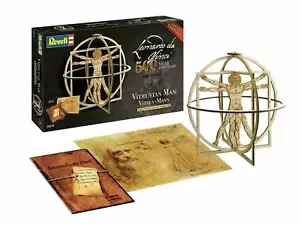 Revell Leonardo Da Vinci 500 Jahre Jubiläum vitruvianischer Mann Holzmodell Set - Bild 1 von 5