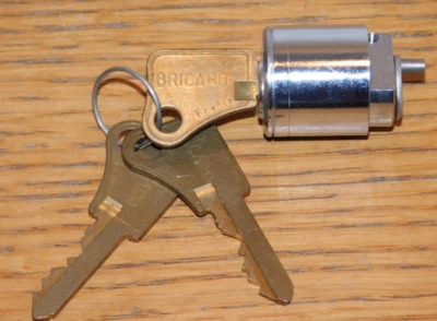 barillet cylindre 26mm + 3 CLE serrure BRICARD CLEF - Photo 1/4