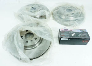 06-12 Mercedes ML500 W164 OEM Completo Rotores de Freno Disco 3 Piezas con Juego de Pastillas 5080 - Imagen 1 de 18