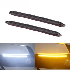 2 Stück Auto Tagfahrlicht LED Streifen sequentieller Blinker Flow Tageslicht - Bild 1 von 23