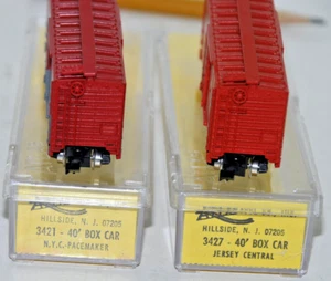 Atlas Spur N 40' Box Cars Central New Jersey & NYC Pacemaker, neu in Hüllen #7 - Bild 1 von 6
