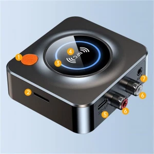 NFC Bluetooth Audio Receiver audio adapter,low latency Bluetooth 5.1 receiver - Picture 1 of 8