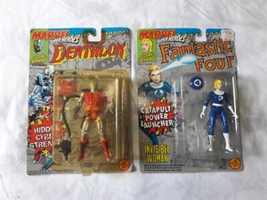 1992 MOC Marvel Superheroes Cosmic Defenders action figures Deathlok Invisible W - Picture 1 of 2