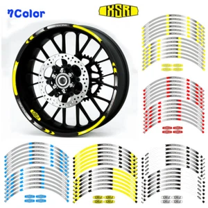 FOR YAMAHA XSR 700 900 MOTORCYCLE RIM STRIPES WHEEL DECALS TAPE STICKERS - Picture 1 of 17