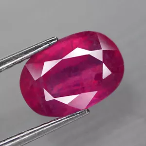 ES 2.93 ct. Rubí Natural Oval Rojo Nigeria - Imagen 1 de 3