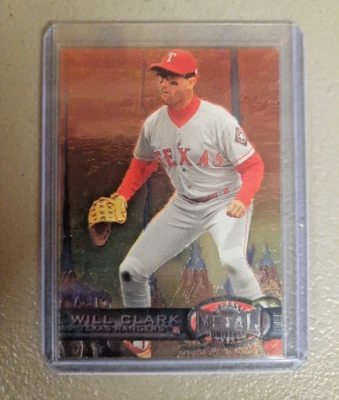 1997 SKYBOX METAL UNIVERSE - #161 WILL CLARK TEXAS RANGERS - Image 1 of 2