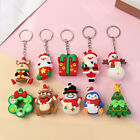 Christmas Keychain Christmas Tree Snowman Santa Gift Box Pendant Key ChaPT