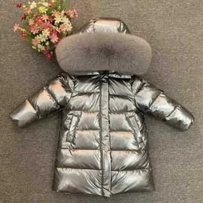 Girls Winter Coats for Boys Child Down Jackets Outerwear Waterproof Hooded 1-14Y - Image 1 of 4