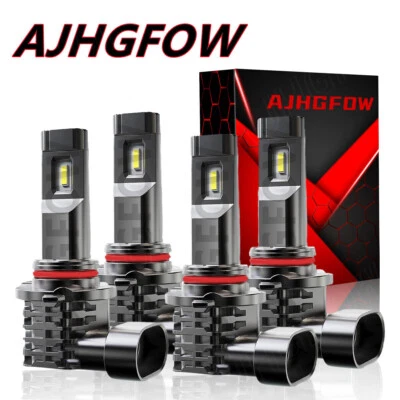 For GMC Savana 3500 Base Van 3-Door 1996-2021 LED Headlight Bulbs Kit 9005 9006 - Image 1 of 4