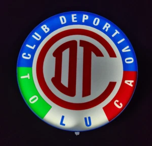 FC Toluca  - Liga MX - 9.75" LED Round Wall Sign/Bar Decoration with USB Power - Picture 1 of 4