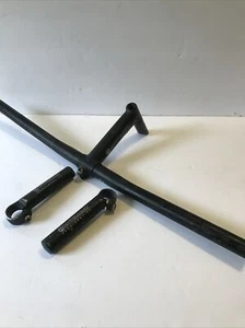 vintage bontrager race 4130ht Stem Race 5 T6 handlebars with Race T6 end pegs - Picture 1 of 6
