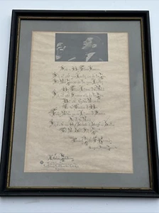JOHN F KENNEDY PRINT RARE VINTAGE INAUGURAL ADDRESS SPEECH CHARLES GOLDRING - Picture 1 of 24