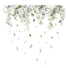 Plant Vine Butterfly Flower Wall Stickers Home Decoration Green Leaves Decals