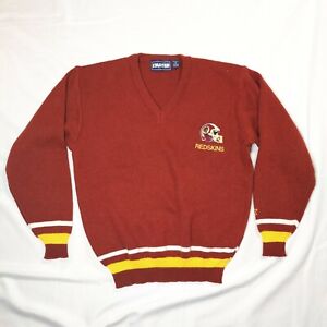 Vintage Starter Washington Redskins Pullover Sweater Medium Burgundy Gold