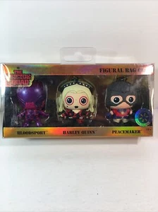 Suicide Squad Bag Clip Set Walmart Exclusive Harley Quinn Bloodsport Peacemaker - Picture 1 of 8