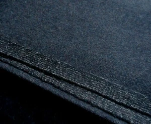 3 Yds NOS 100% Virgin Wool Suit Fabric 108"x 62" Charcoal Gray B Black & Sons - Picture 1 of 3