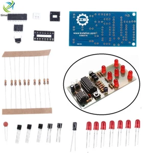 Electronic Dice NE555 CD4017 DIY Kit 5mm Red LEDs 4.5-5V NEW - Imagen 1 de 5