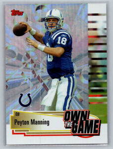 2004 Topps Peyton Manning Own the Game Insert #OTG4 Indianapolis Colts