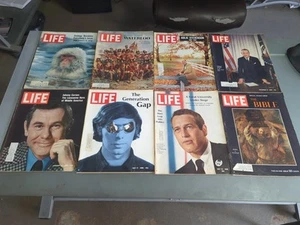 8 Vintage LIFE Magazines History, Ecology, Culture, Religion, Free Shipping  - Picture 1 of 9