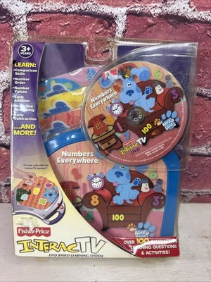 RARE VINTAGE NEW Fisher Price InteracTV Blues Clues Numbers Everywhere DVD - Image 1 of 2